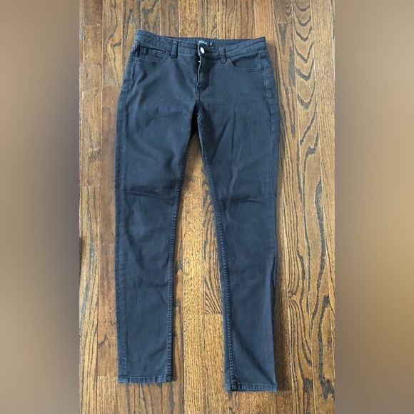 Kate Spade Saturday Women’s 28 Mid-Rise 9” Black Skinny Jeans - VGUC! - Picture 2 of 11